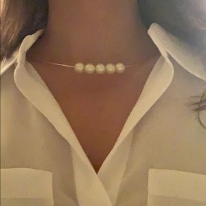 J. Crew Jewelry - J.Crew gold pearl choker J. Crew Jewelry - J.Crew gold pearl choker